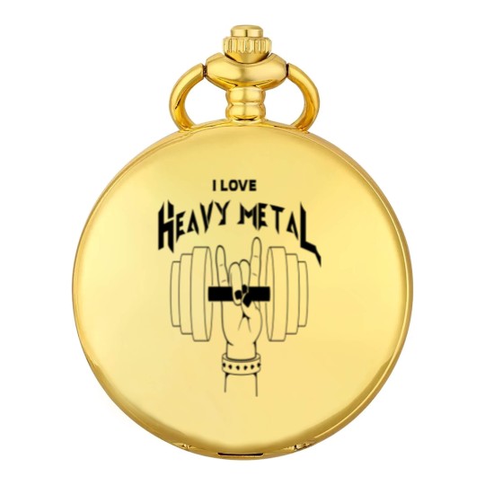Discover I Love Heavy Metal Pocket Watches