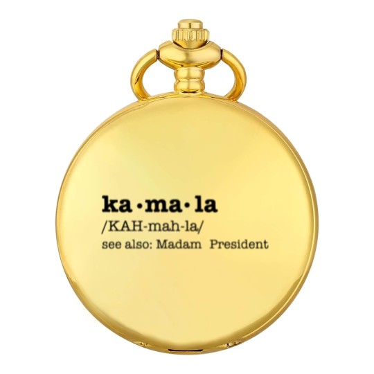 Discover Kamala Definition Pocket Watches, Kamala Harris Pocket Watches, Kamala For The People Pocket Watches