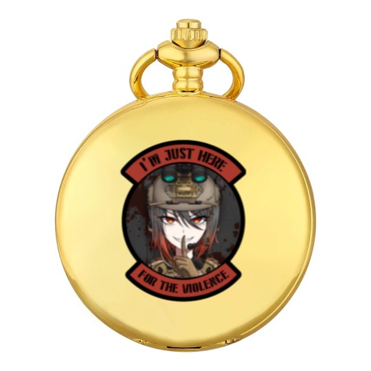 Discover Tactical Waifu Operator Anime Art 2 Pocket Watches