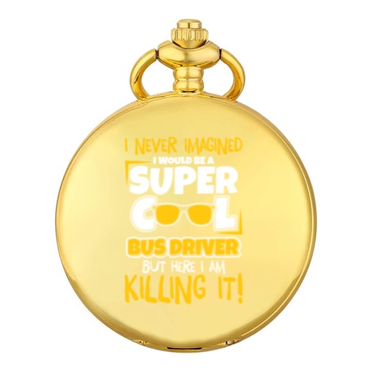 Discover Bus Driver Bus Driver Gifts Bus School Bus Pocket Watches