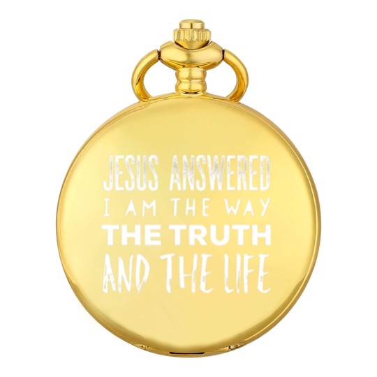 Discover I Am The Way The Truth And The Life Christian Pocket Watches