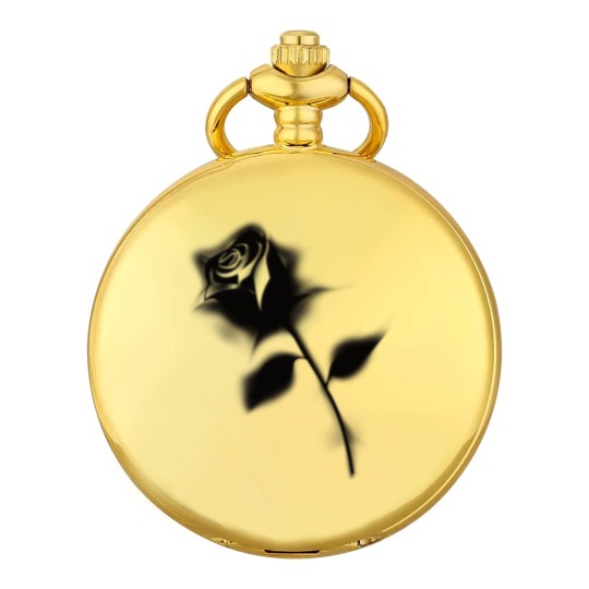 Discover Gothic Black Rose Pocket Watches