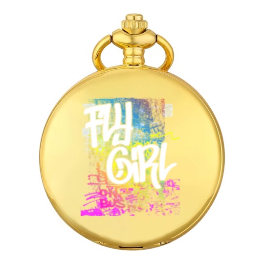 Discover Fly Girl 80s 90s Rap Old School Hip Hop Graffiti Pocket Watches