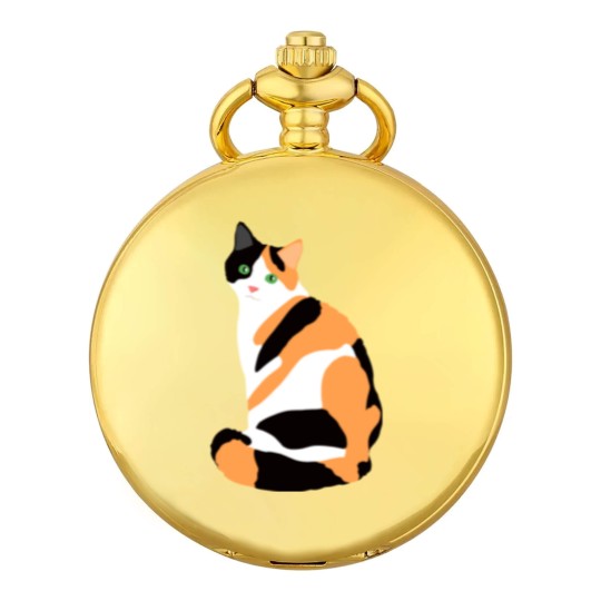 Discover Calico Cat Drawing Calico Lovers Calico Gift Pocket Watches