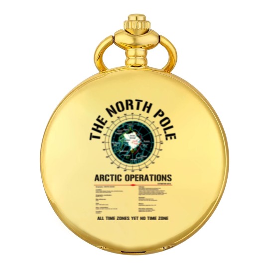 Discover The North Pole - Arctic Operations Pocket Watches (dk)