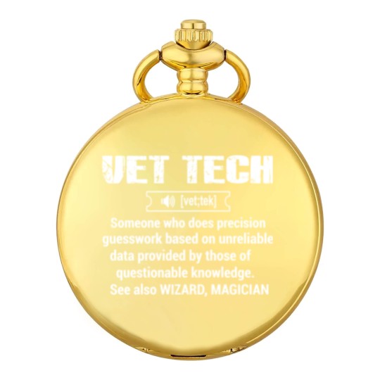 Discover vet tech, vet technician, vet techs, vet tech stud Pocket Watches