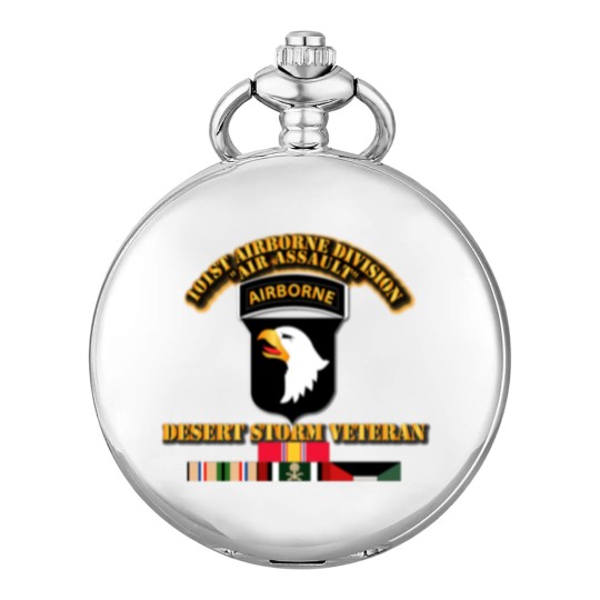 Discover Army 101st Airborne Division Desert Storm Veteran Pocket Watches