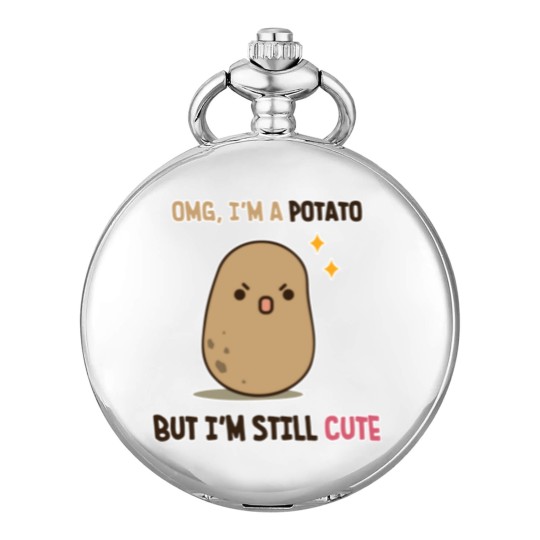 Discover Cute potato is cute - Potato - Pocket Watches