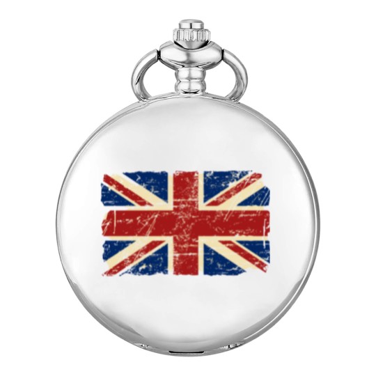 Discover Union Jack Flag - Vintage Look Pocket Watches
