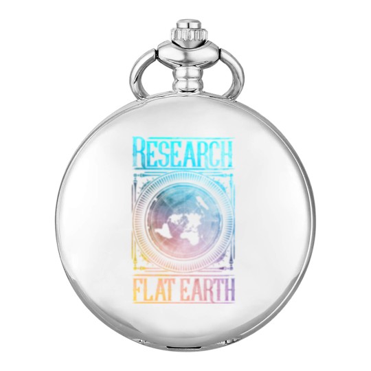 Discover Research Flat Earth #FlatEarth Pocket Watches