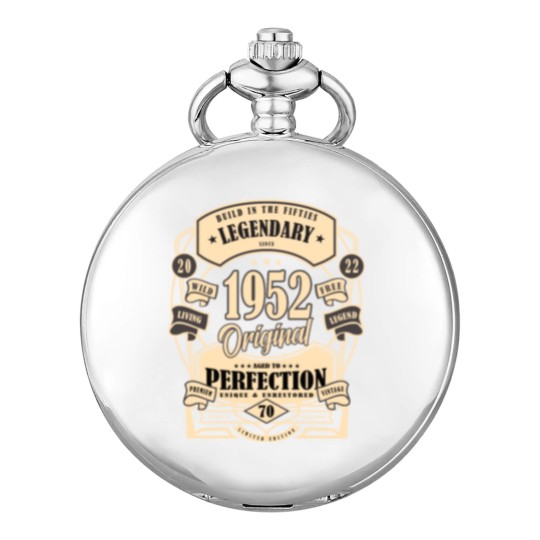Discover 70th birthday gift myth legend original 1952 Pocket Watches