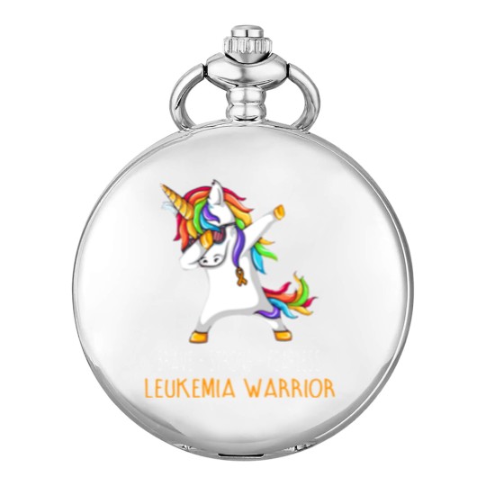 Discover Brave Strong Fearless LEUKEMIA Support LEUKEMIA Awareness Gifts - Leukemia Cancer Awareness - Pocket Watches
