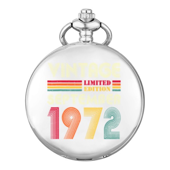 Discover 50 Year Old Vintage September 1972  Pocket Watches