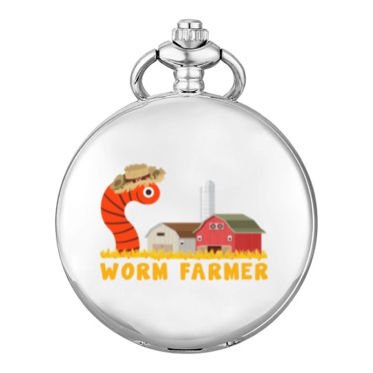 Discover Worm farmer - vermicomposting worm farmer Pocket Watches