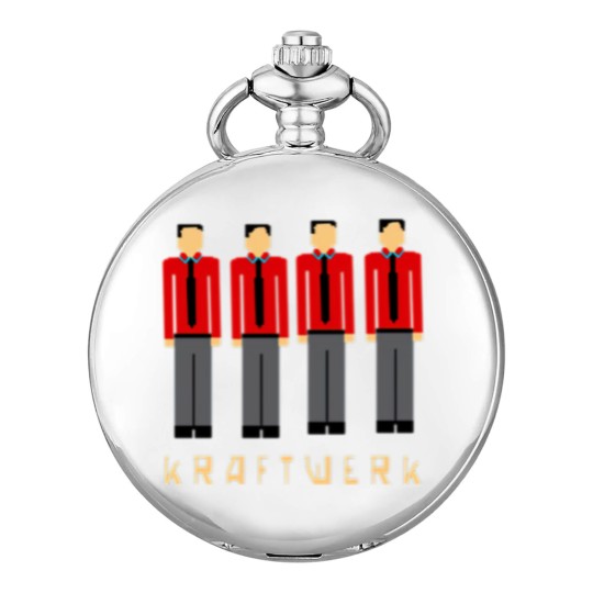 Discover Pixelated Kraftwerk Turquoise Kids Pocket Watches