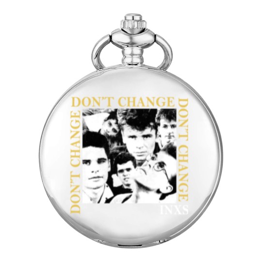 Discover Vintage INXS Dont Change Pocket Watches, 1990s X Tour Vintage Concert