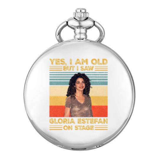 Discover Retro Yes I'm Old But I Saw Gloria Pop Estefan On Stage Essential Pocket Watches