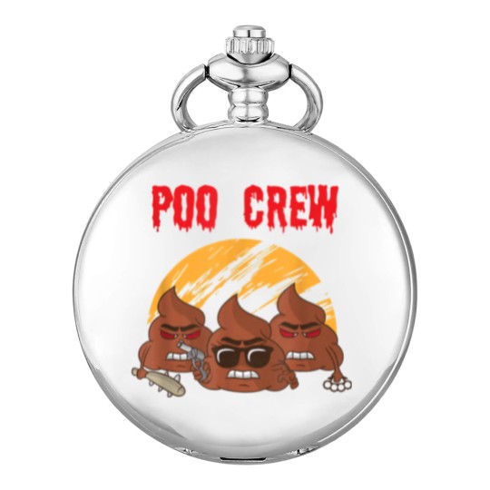 Discover Poop Poo Pile Funny Friends Colleagues Poo Crew Pocket Watches Pocket Watches