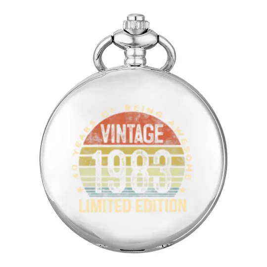 Discover Vintage 1983  40 Year Old Gifts 40th Birthday Pocket Watches