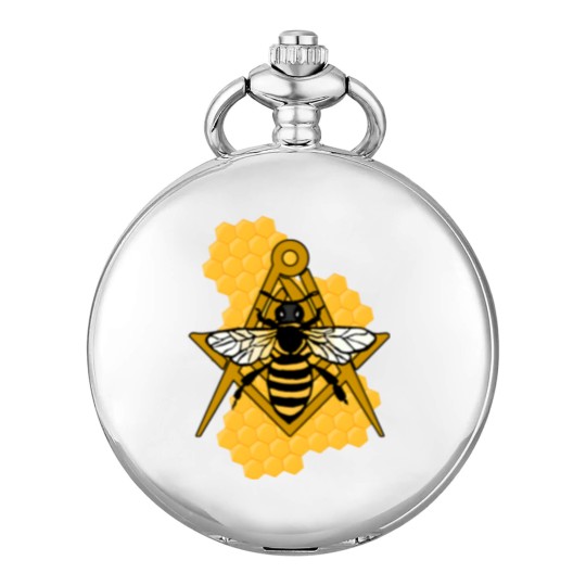 Discover Masonic Emblem with Bee and Beehive Pocket Watches