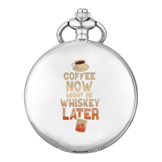 Discover Whiskey Drinker Quote Bourbon Pocket Watches