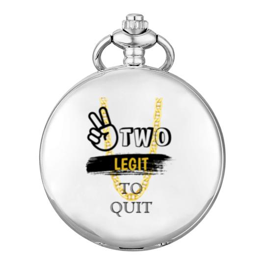 Discover TWO LEGIT TO QUIT 2nd Birthday MOM Pocket Watches