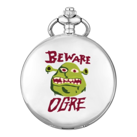Discover Beware Ogre Shrek Sign Classic Pocket Watches