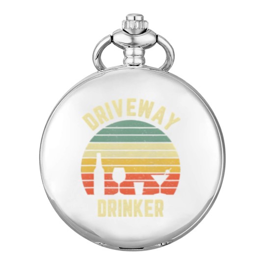 Discover Driveway Drinker Pocket Watches Retro Vintage Drinking Pocket Watches