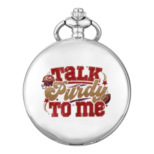 Discover Talk Purdy To Me Pocket Watches, San Francisco Football Pocket Watches