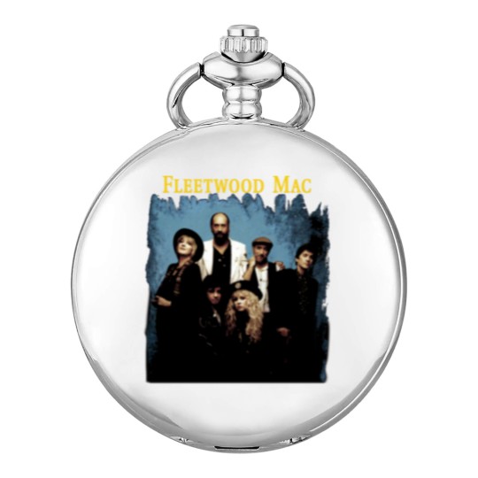 Discover 1990 Fleetwood Mac Behind The Mask Tour Pocket Watches, 90s Retro Vintage Pocket Watches