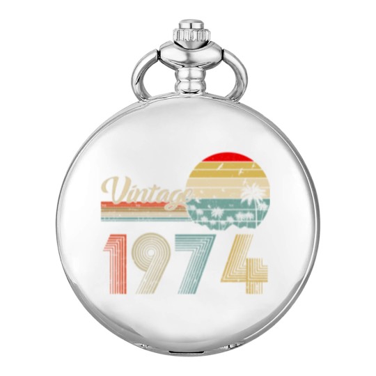 Discover Vintage 1974 Pocket Watches, 1974 Birthday Pocket Watches, 49th Birthday Pocket Watches