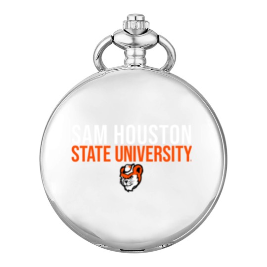 Discover sam houston state bearkats stacked pullover Pocket Watches