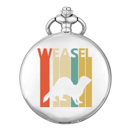 Discover Vintage Weasel Animal Silhouette Pocket Watches