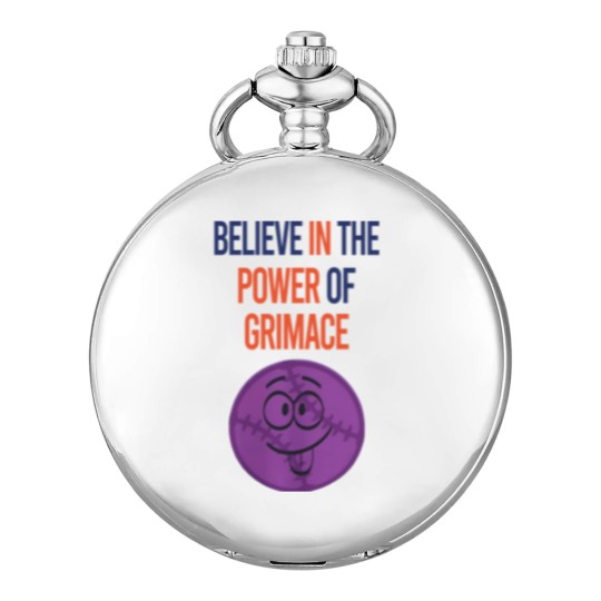 Discover Grimace Mets Pocket Watches up to 5xl | NY Mets Humorous Gift, New York Baseball Winning Streak Fan Lucky Charm McD's Grimace, Orange and blue, Truth