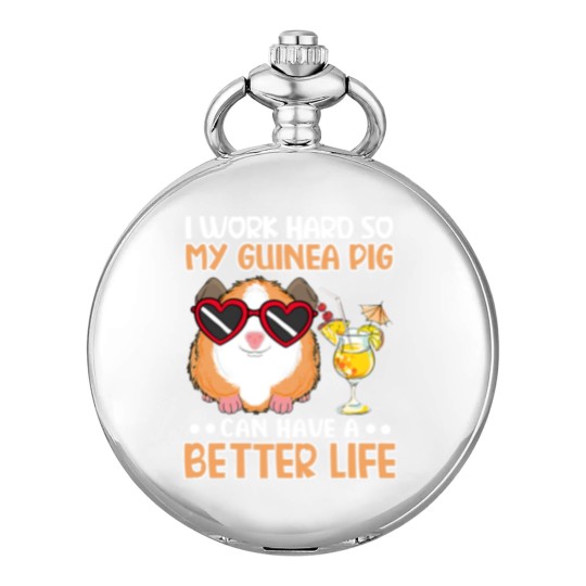 Discover GP Guinea Pig Funny Guinea Pig Guinea Pig Pocket Watches