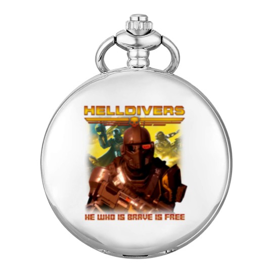 Discover Helldivers Vintage 90s Pocket Watches, Helldivers 2 Pocket Watches, Helldivers Vintage Pocket Watches