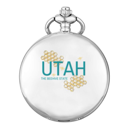 Discover Utah The Beehive State Bee - Utah - Pocket Watches