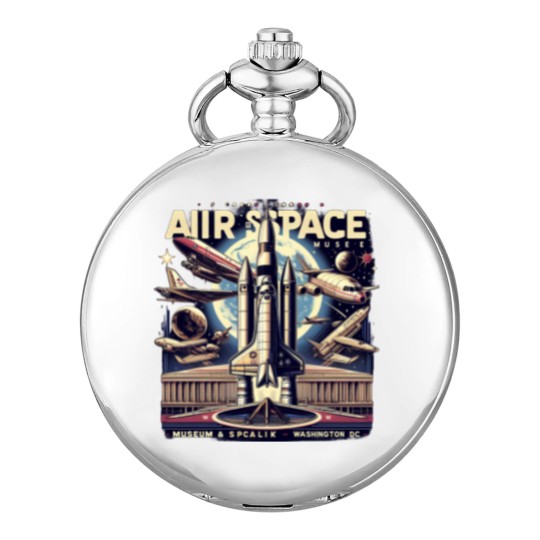 Discover Air and Space Museum Washington DC Classic Pocket Watches