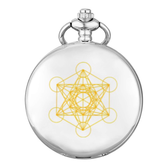 Discover Metatron Cube Gold Pocket Watches