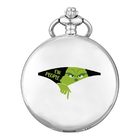 Discover Ew People Pocket Watches, funny character Smiling Face Pocket Watches, Christmas Pocket Watches Gift For Family Xmas, Christmas funny character Pocket Watches, funny character Pocket Watches