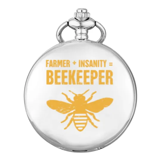 Discover Funny Bee Keeper Design Pocket Watches
