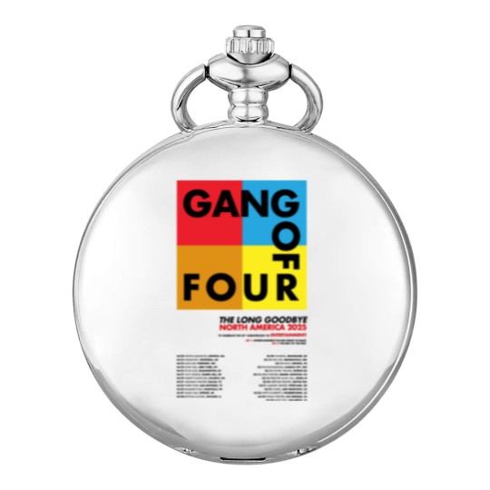 Discover Gang Of Four The Long Goodbye North America 2025 Tour Pocket Watches