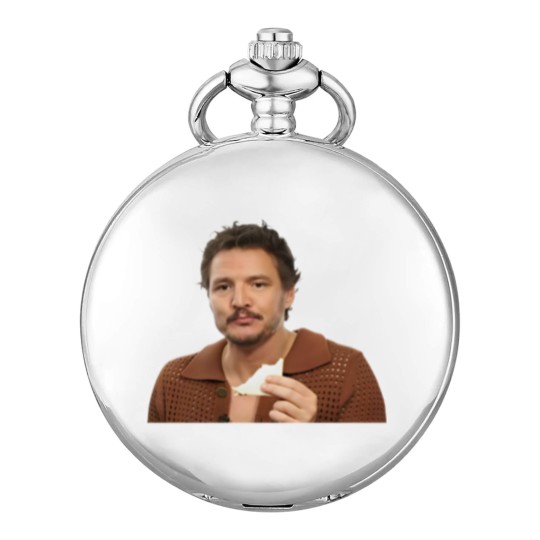 Discover Pedro Pascal Eating Sandwich Pocket Watches, Pedro Pascal  Pocket Watches
