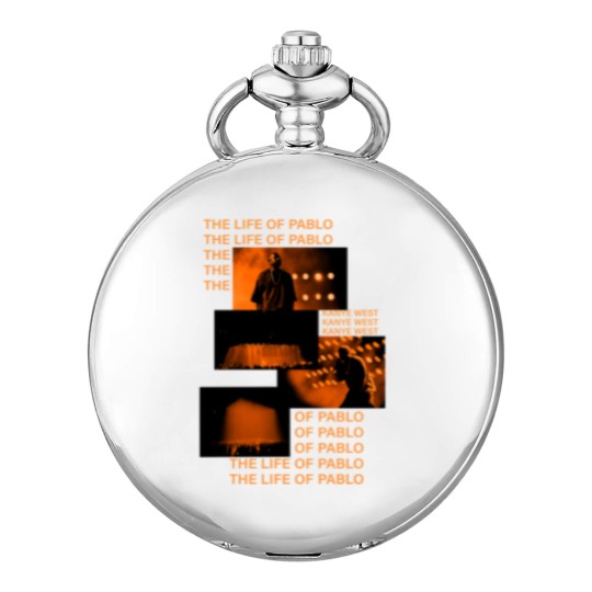 Discover The Life Of Pablo Inspired Album Cover Style Pocket Watches