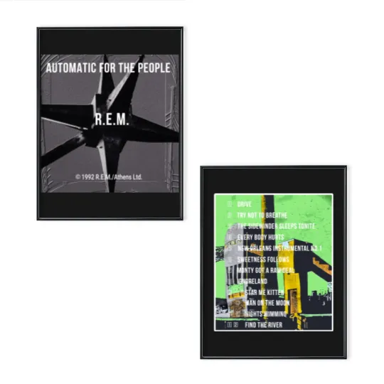 Discover R.E.M. Automatic For The People Tour 1992 Poster Set