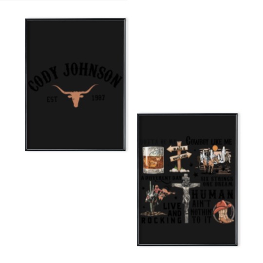 Discover Cody Johnsonn The Leather Tour 2024 Poster Set, Cody Johnsonn Concert 2024