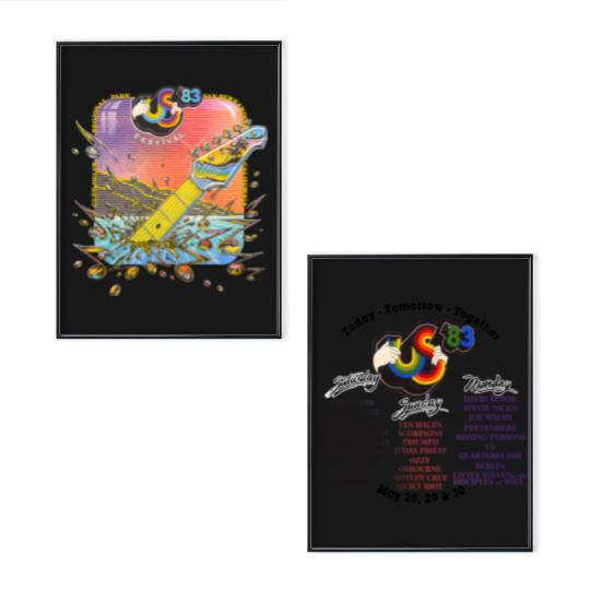 Discover 83 us festival music Poster Set oingo boingo Poster Set