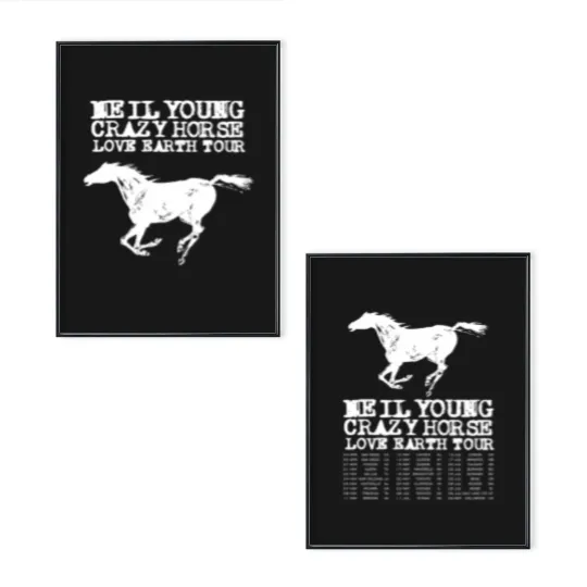 Discover Neil Young Poster Set Music Poster Set World Tour 2024 Tour