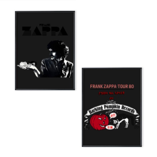 Discover Frank Zappa Tour '80 Poster Set