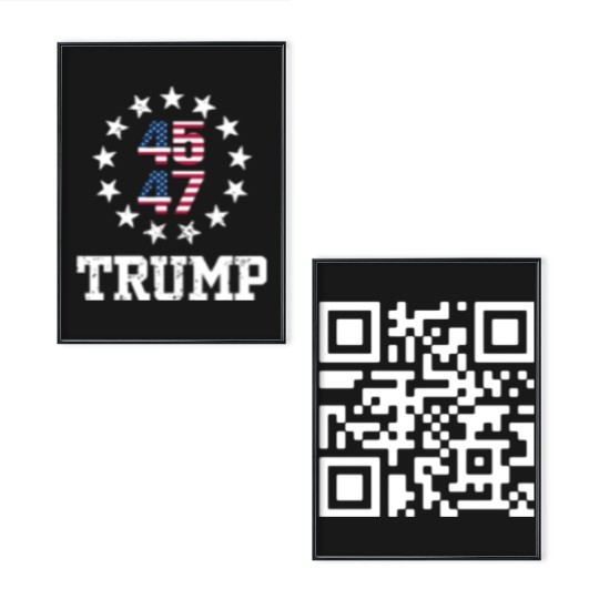 Discover Trump Dance Qr Code Poster Set, Trump Dancing Qr Code Poster Set